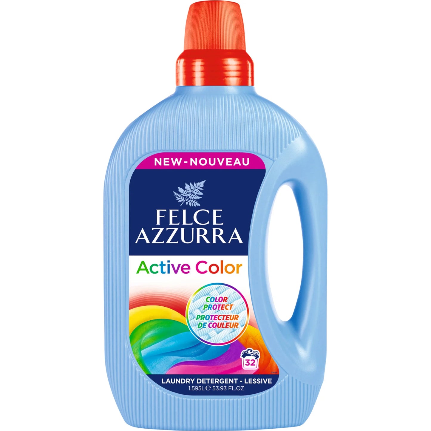 Felce Azzurra – Active Color Liquid Laundry Detergent (32 washes – 1.595 L)