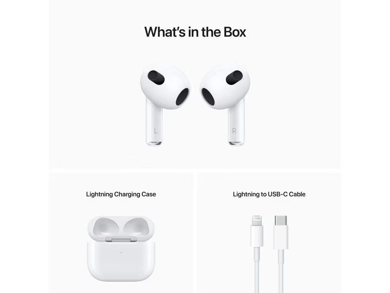 Apple True Wireless In-Ear-Kopfhörer AirPods 3. Gen Lightning