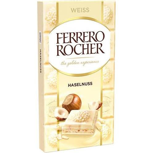 Ferrero Rocher Tafel Weiss, 90 g