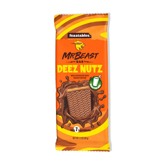Mr. Beast Deez Nuts Chocolate Bar, 60g