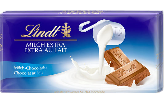 Lindt Tafelschokolade Milch extra 5 x 100 g