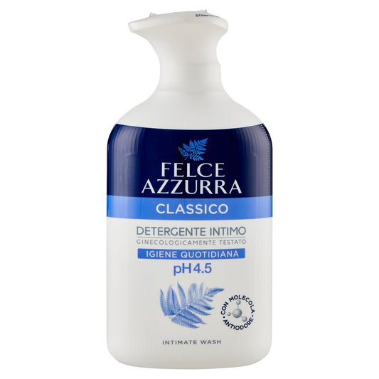 FELCE AZZURRA Intimate Wash Classico – pH 4.5, 250 ml