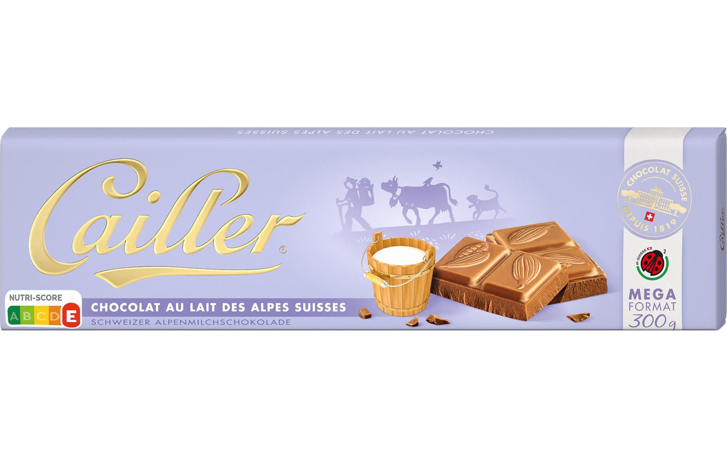 Tablette de chocolat au lait Cailler 300 g