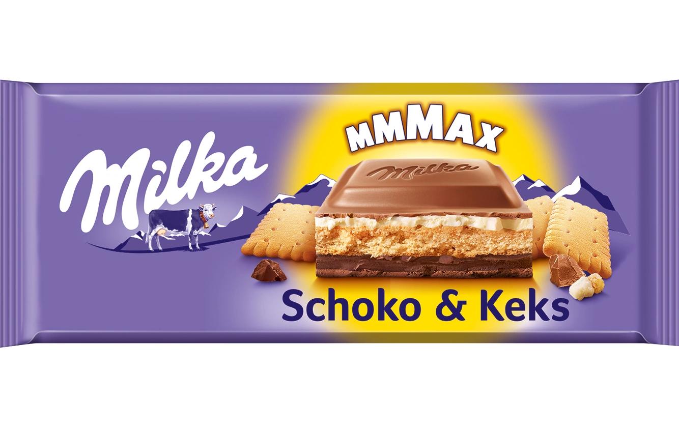 Milka Tafelschokolade Mmmax Schoko & Keks 300 g