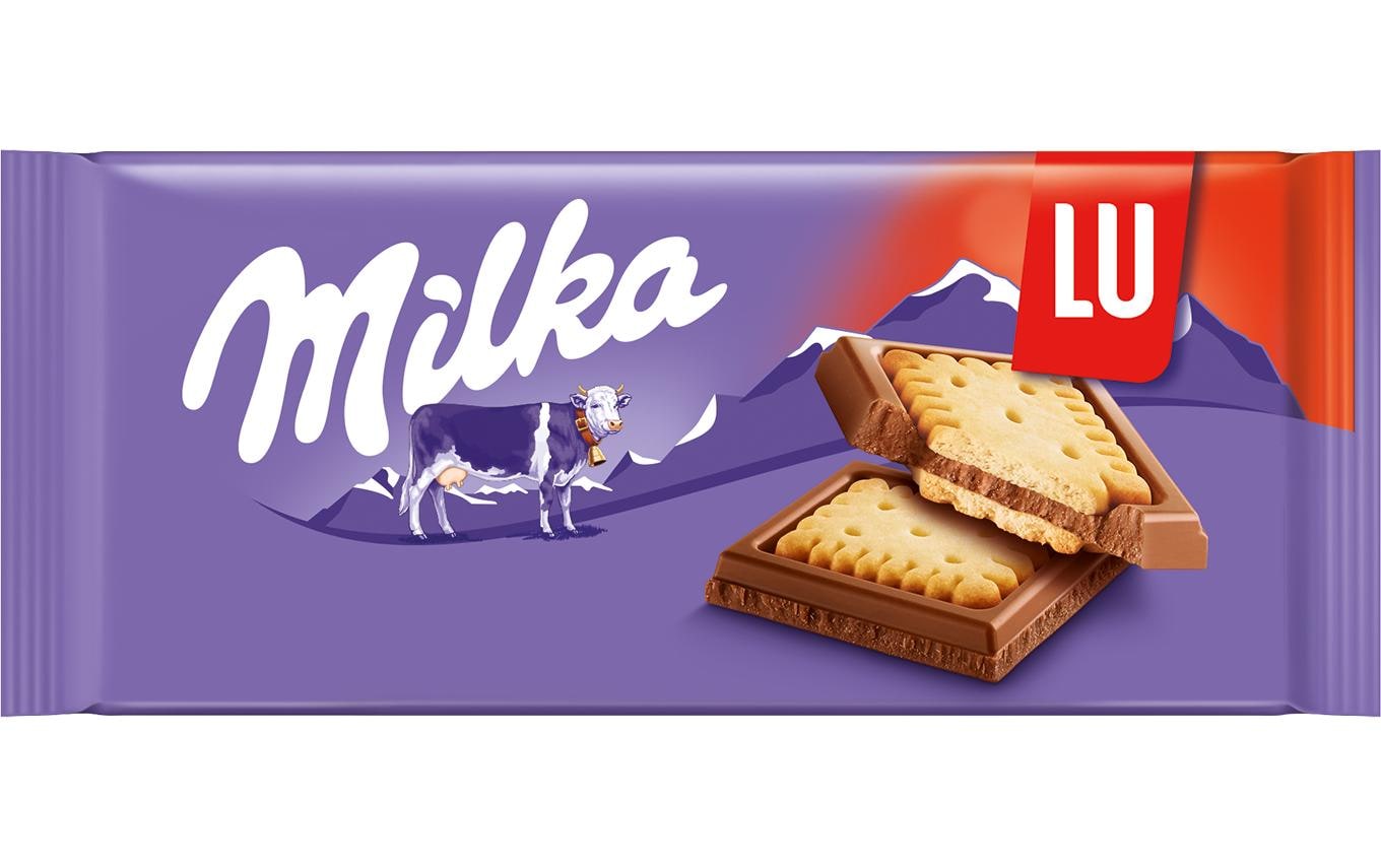 Milka Tafelschokolade LU 87 g