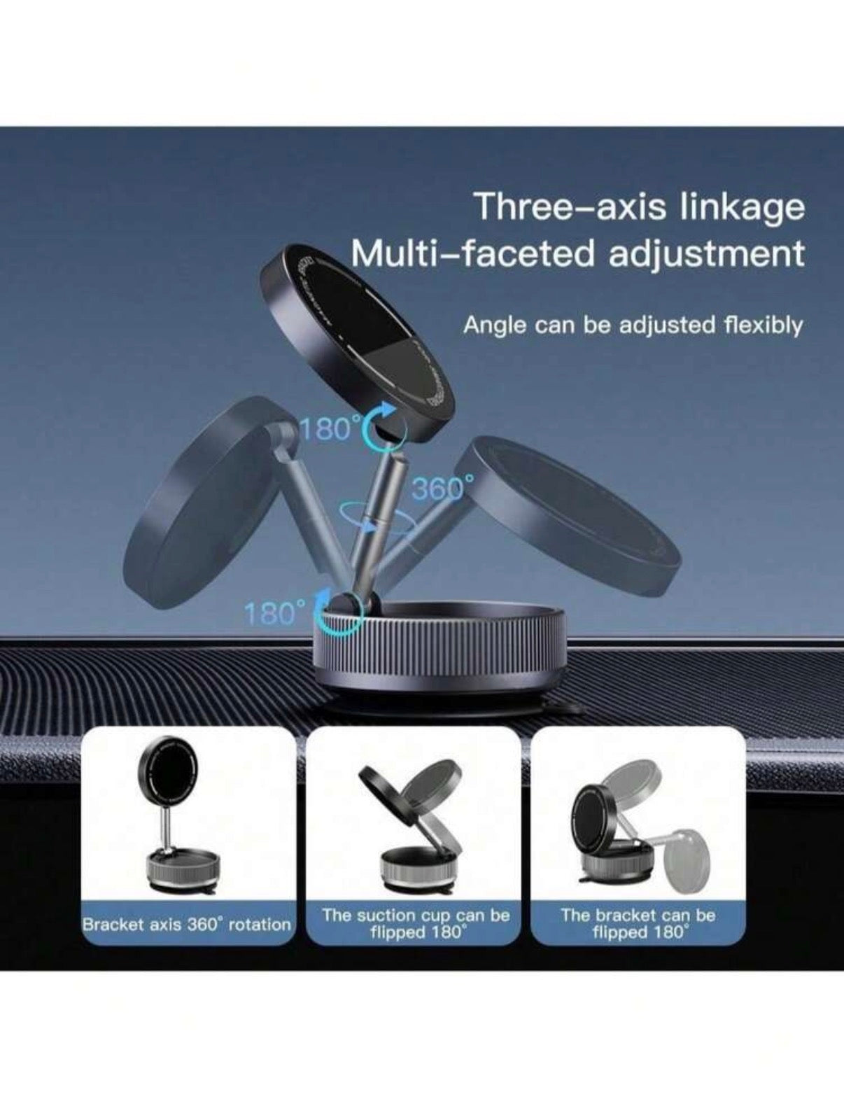 Verstellbare magnetische Smartphone-Halterung – Universelle Befestigung
