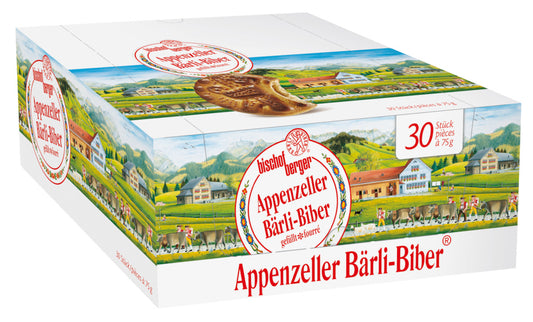 🐻 Appenzeller Bärli-Biber – 30 Stück (75 g pro Stück)