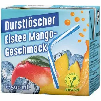Durstlöscher Eistee Mango, 500ml