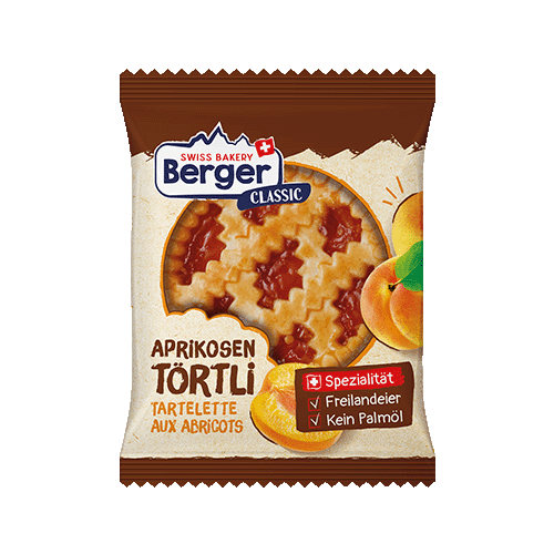 Berger Guetzli Tortli aux abricots 74 g