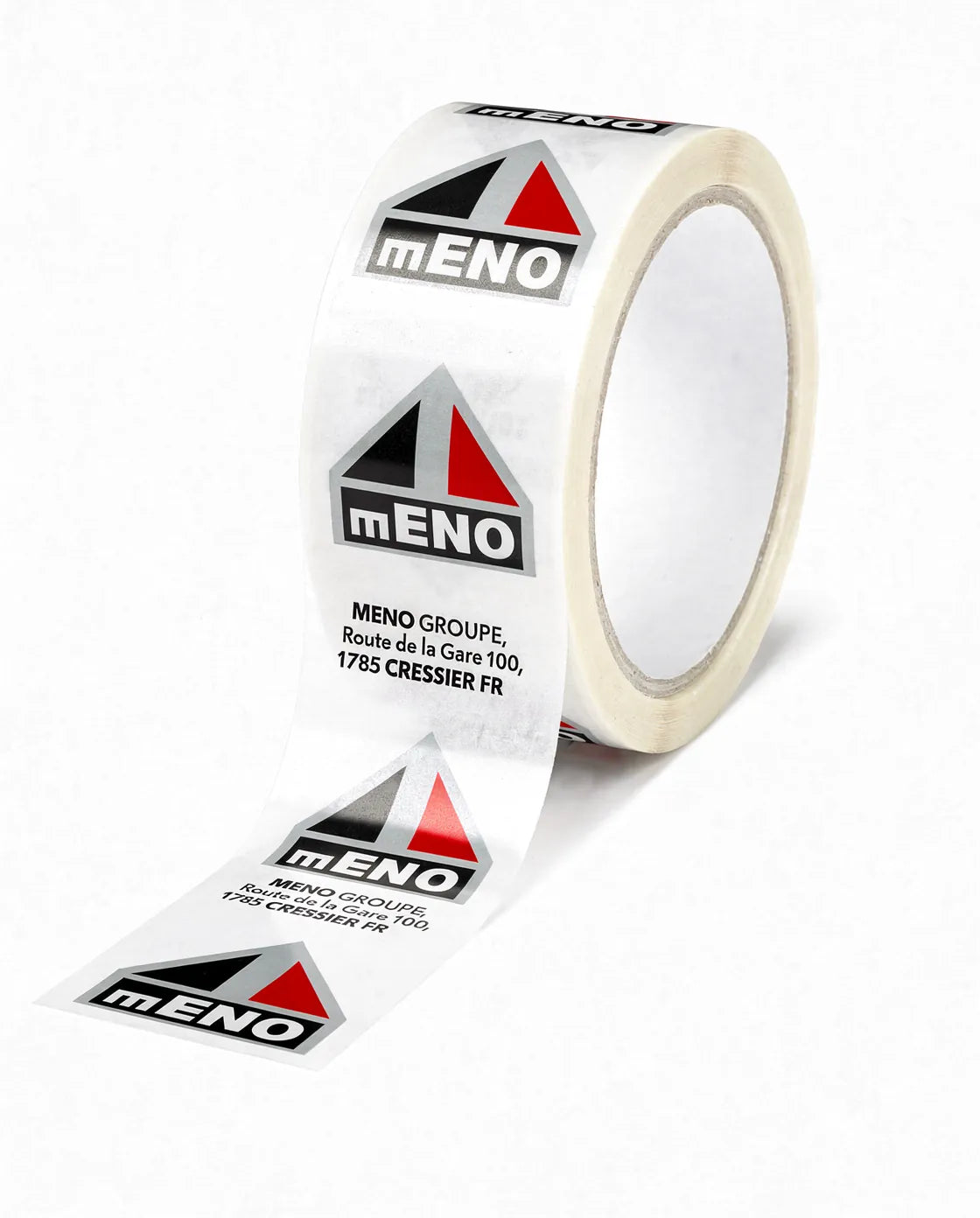 Personalisierbares transparentes Klebeband mit Firmenlogo