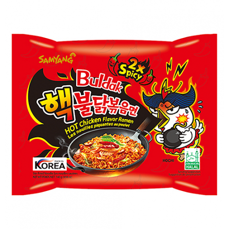 Buldak Hot Chicken Ramyeon 2x Spicy, 140g