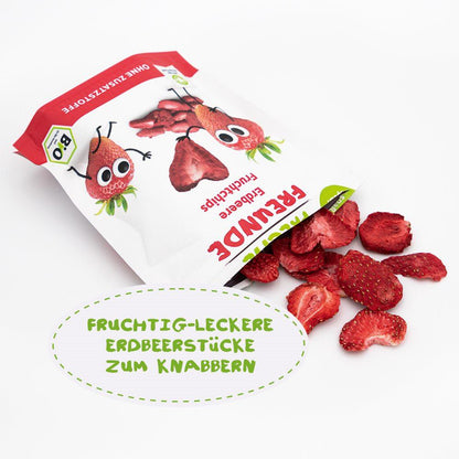 Cheeky Friends Fruit Chips Strawberry, 12g 