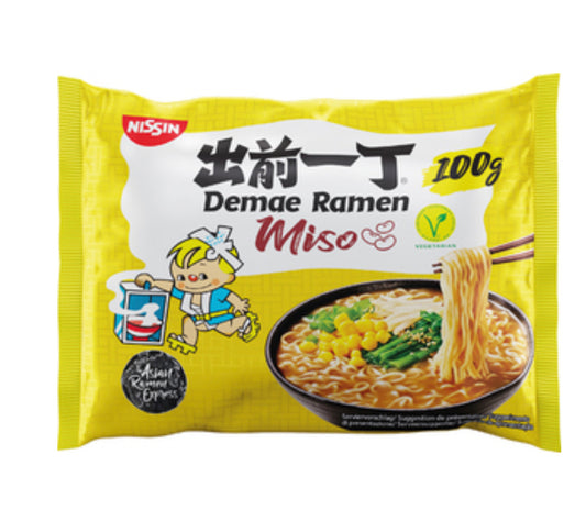 Damae Ramen Nudelsuppe Miso Veggie 100 g