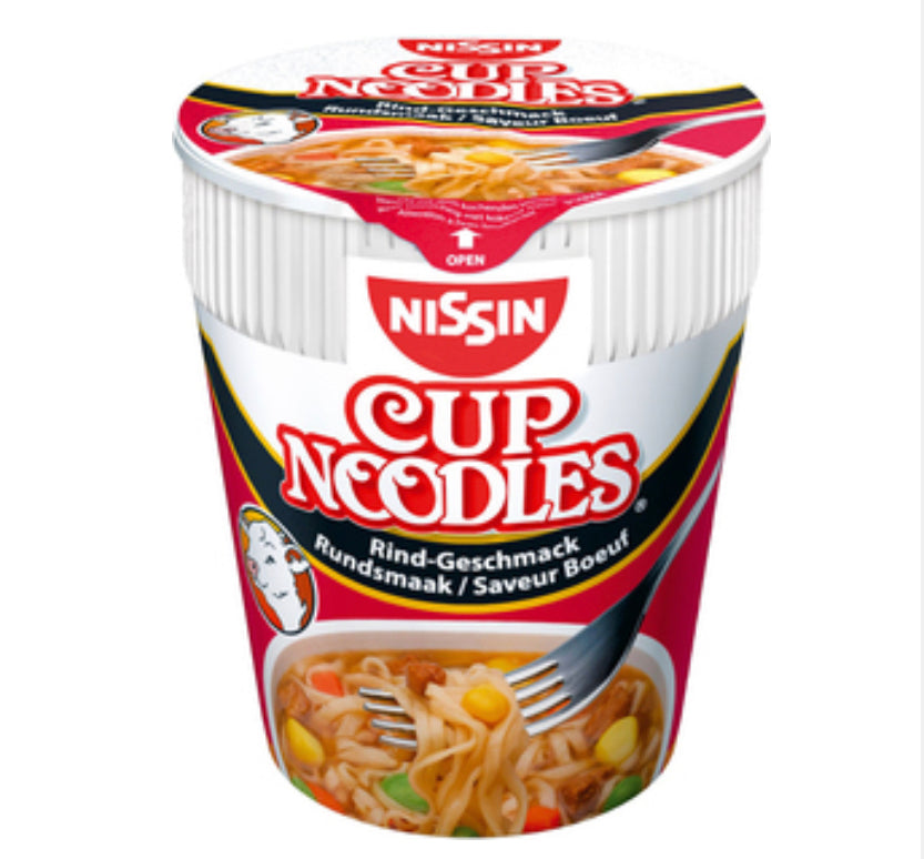 Nissin Cup Noodles Rind 64 g