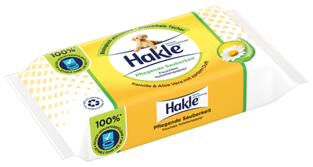 Hakle wet wipes nourishing cleanliness refills 42 pieces