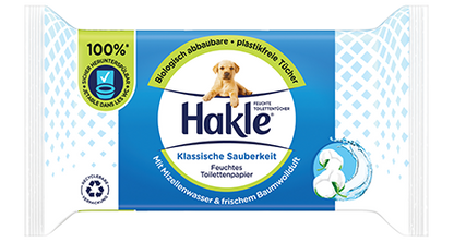 Hakle lingettes humides propreté classique 42 pièces