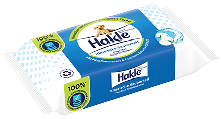 Hakle lingettes humides propreté classique 42 pièces