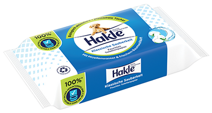 Hakle lingettes humides propreté classique 42 pièces