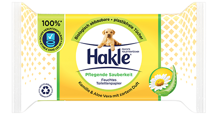 Hakle wet wipes nourishing cleanliness refills 42 pieces