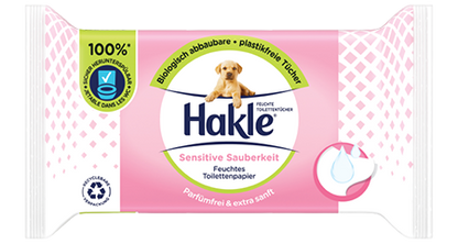 Hakle wet wipes sensitive cleanliness 42 pieces