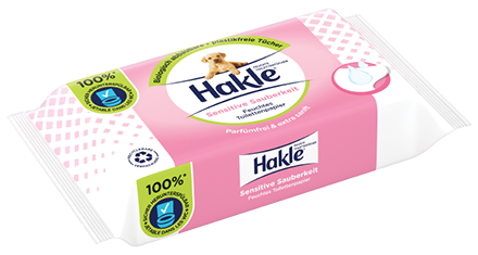 Hakle wet wipes sensitive cleanliness 42 pieces