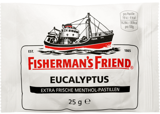 Fisherman's Bonbons Original Eucalyptus-Menthol 25g
