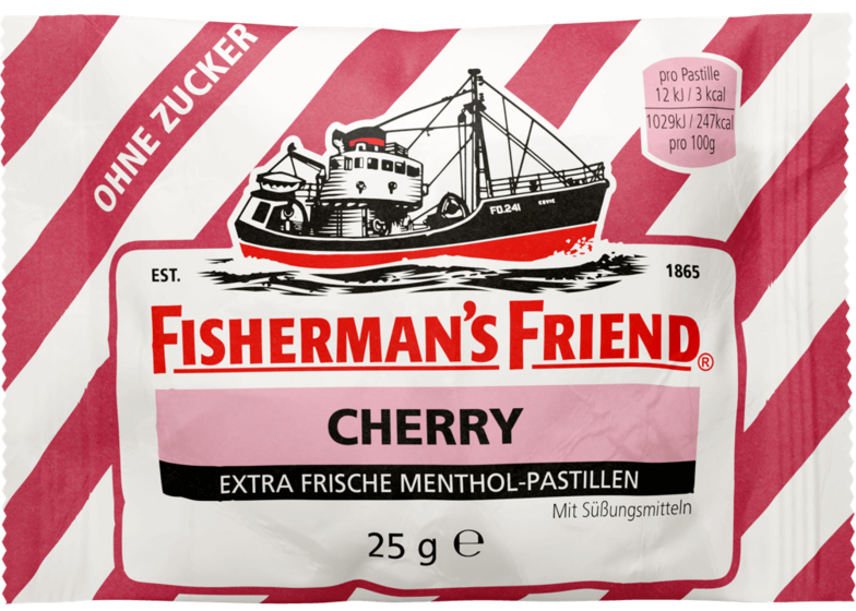 Fisherman's Friend Cool Cherry is 25 g