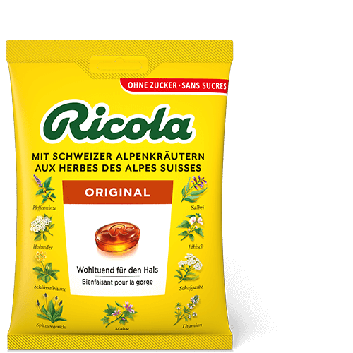 Ricola Bonbons Kräuter ohne Zucker 125 g