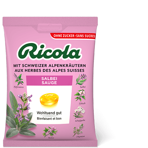 Ricola sweets sage without sugar 125 g