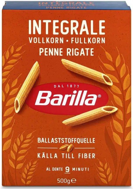 Barilla Integrale Penne Rigate 500g