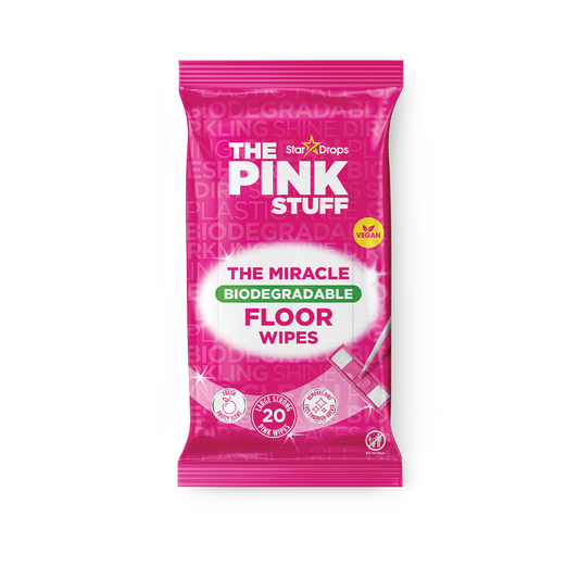 The Pink Stuff Biodegradable Floor Wipes 20 pcs