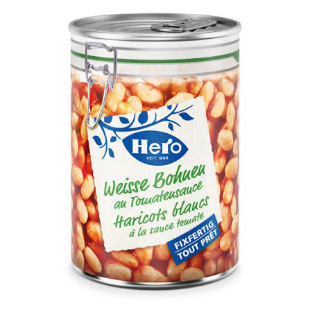 Hero Weisse Bohnen in Tomatensauce 6x440g