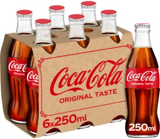 Coca-Cola Original Taste 6x250ml Glasflaschen