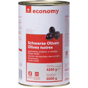 Economy Schwarze Oliven entsteint 4.25kg