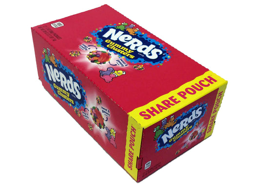 Nerds Candy Gummy Clusters Rainbow - Bonbon 85g x 24