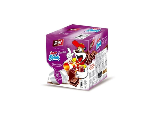 Nescafé Dolce Gusto René Super Drink Chocolate 16 Kapseln für Nescafé Dolce Gusto