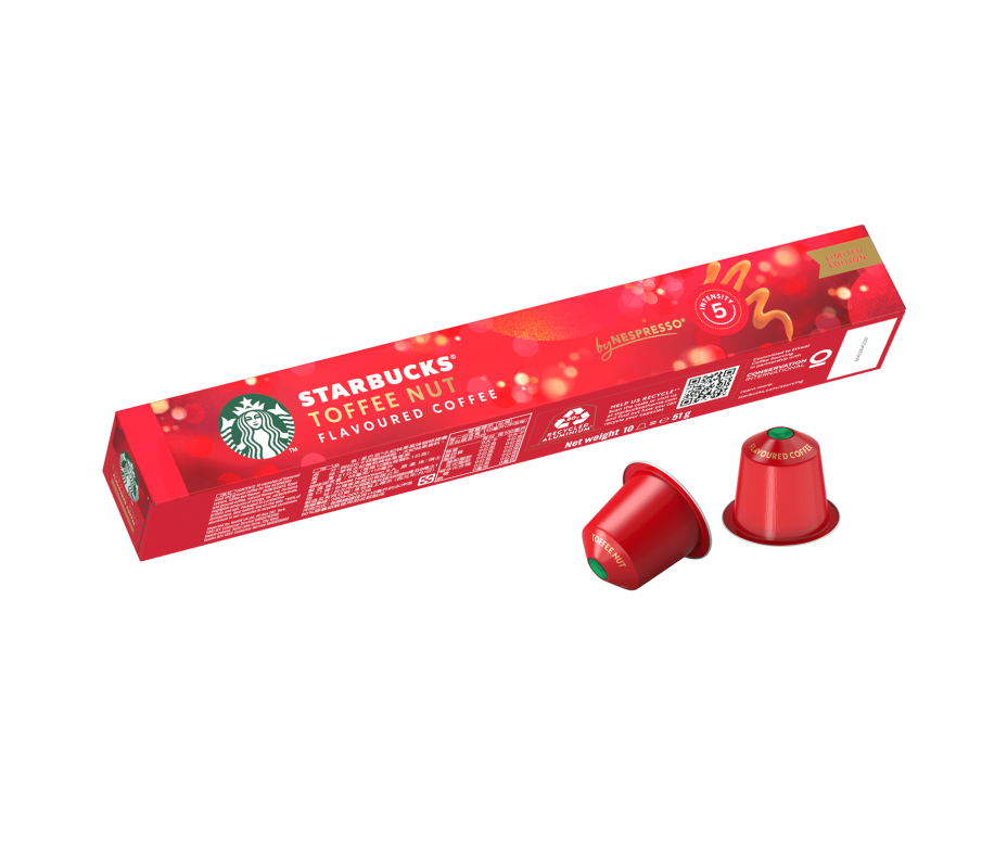 Starbucks Toffee Nut By NESPRESSO®, 10 capsules