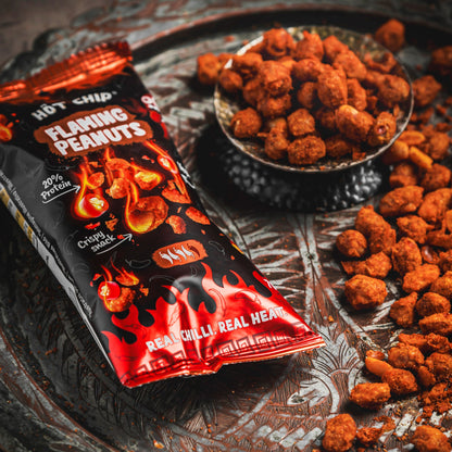 Flaming Peanuts Hot Chili Erdnüsse 70 g – Knusprig, Feurig & Unvergesslich