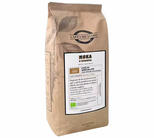 500 g - Getreidekaffee - Moka aus Äthiopien Bio - RICHARD CAFES