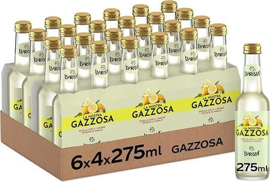Lurisia La Nostra Gazzosa – Italienische Zitronenlimonade (24 × 275 ml)