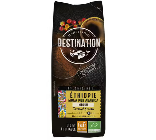 500 g - gemahlener Kaffee - Moka Äthiopien Bio - DESTINATION