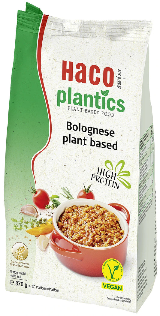 Haco plantics Bolognese (pflanzlich) – 870 g