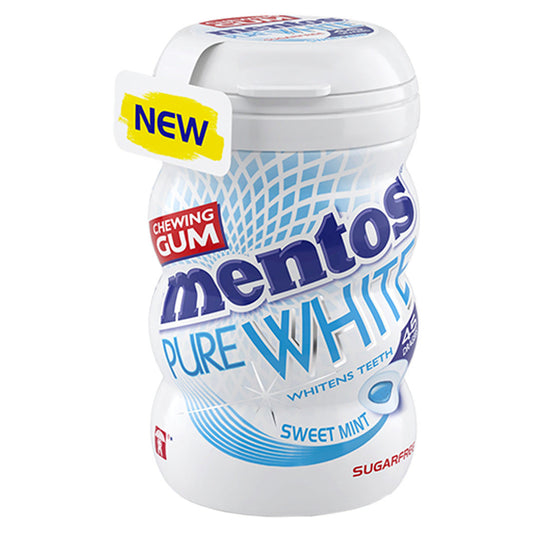 Mentos Gum Pure White Sweet Mint 90 g