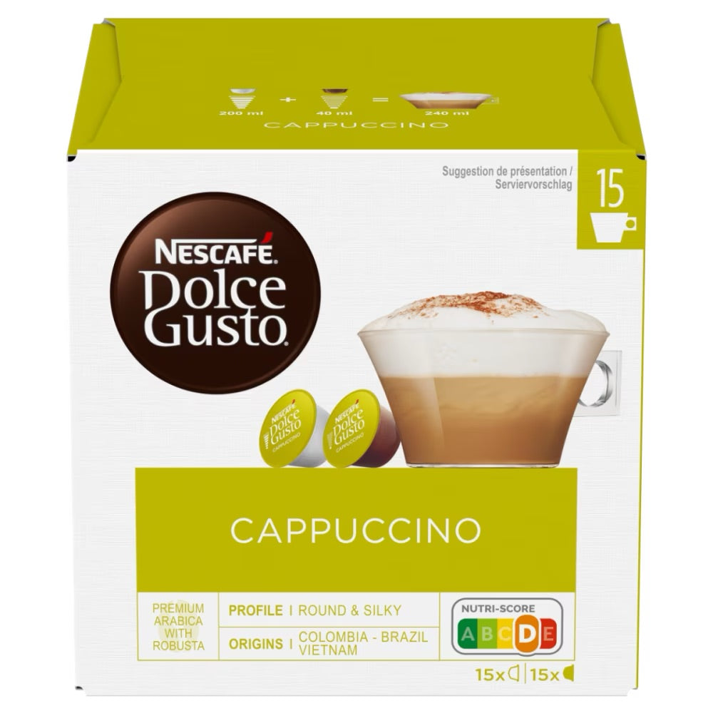 Nescafé Cappuccino 30 capsules for Nescafé Dolce Gusto