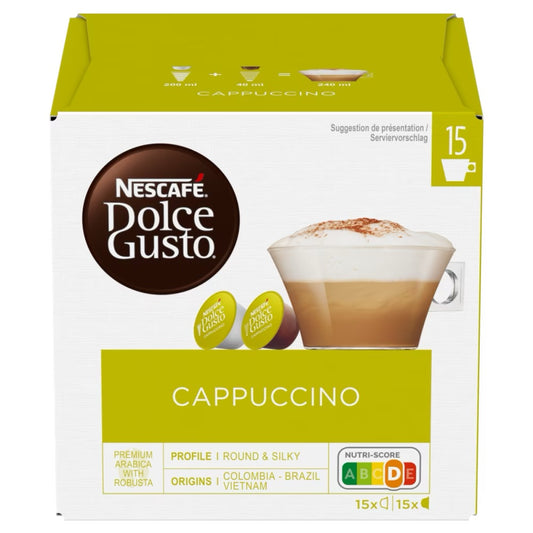 Nescafé Cappuccino 30 capsules pour Nescafé Dolce Gusto