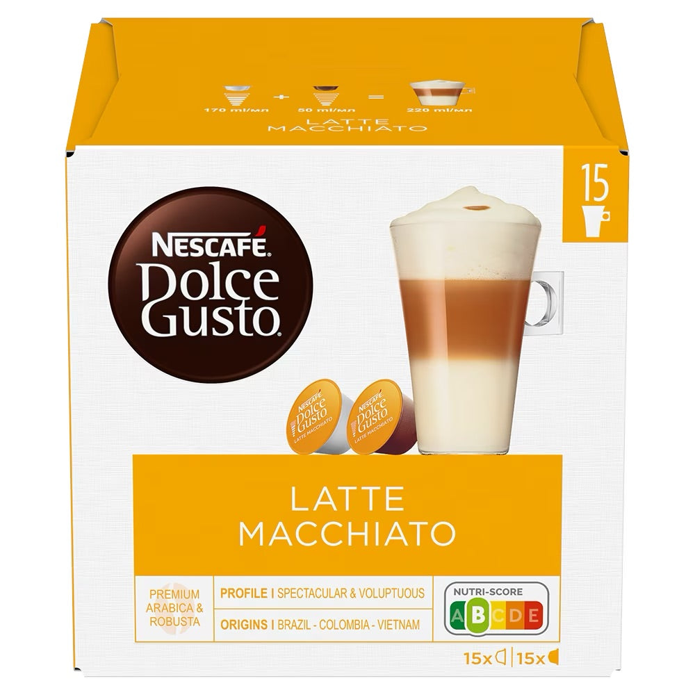 Nescafé Latte Macchiato 30 Kapseln für Nescafé Dolce Gusto