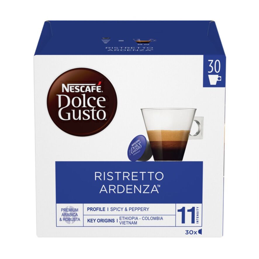 Nescafé Ristretto Ardenza 30 gélules pour Nescafé Dolce Gusto