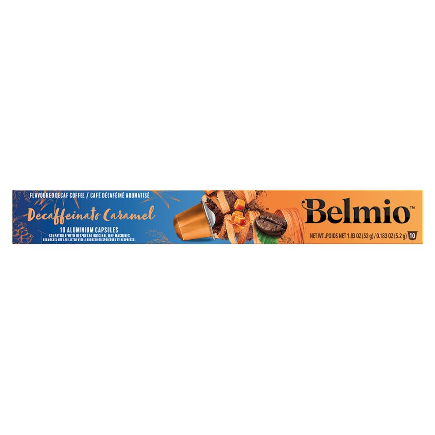 Belmio Decaffeinato Caramel, 10 Kapseln für Nespresso®