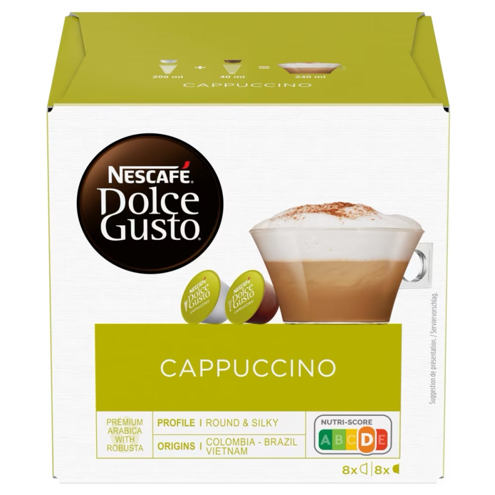 Nescafé Cappuccino 16 Kapseln für Dolce Gusto