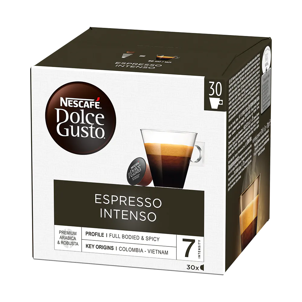 Nescafé Espresso Intenso 30 capsules pour Dolce Gusto